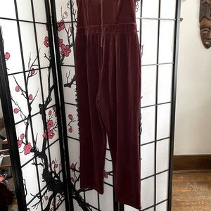 NWT Mauve strapless jumpsuit by EXPRESS